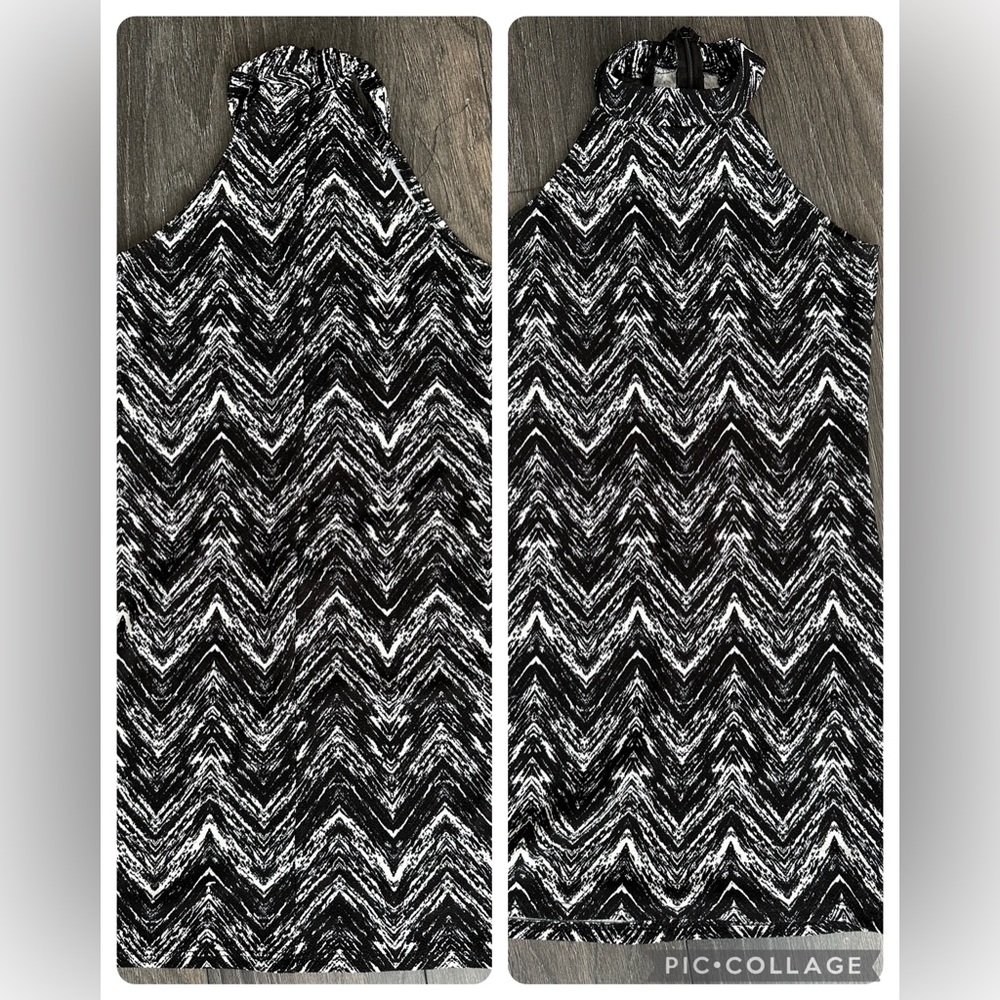 PINC blk halter top dress